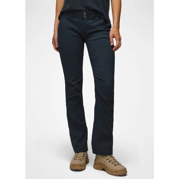 Prana Halle Pant Women's 6 Regular Stormy Night Low Rise Standard Fit Boot Cut - Picture 1 of 12